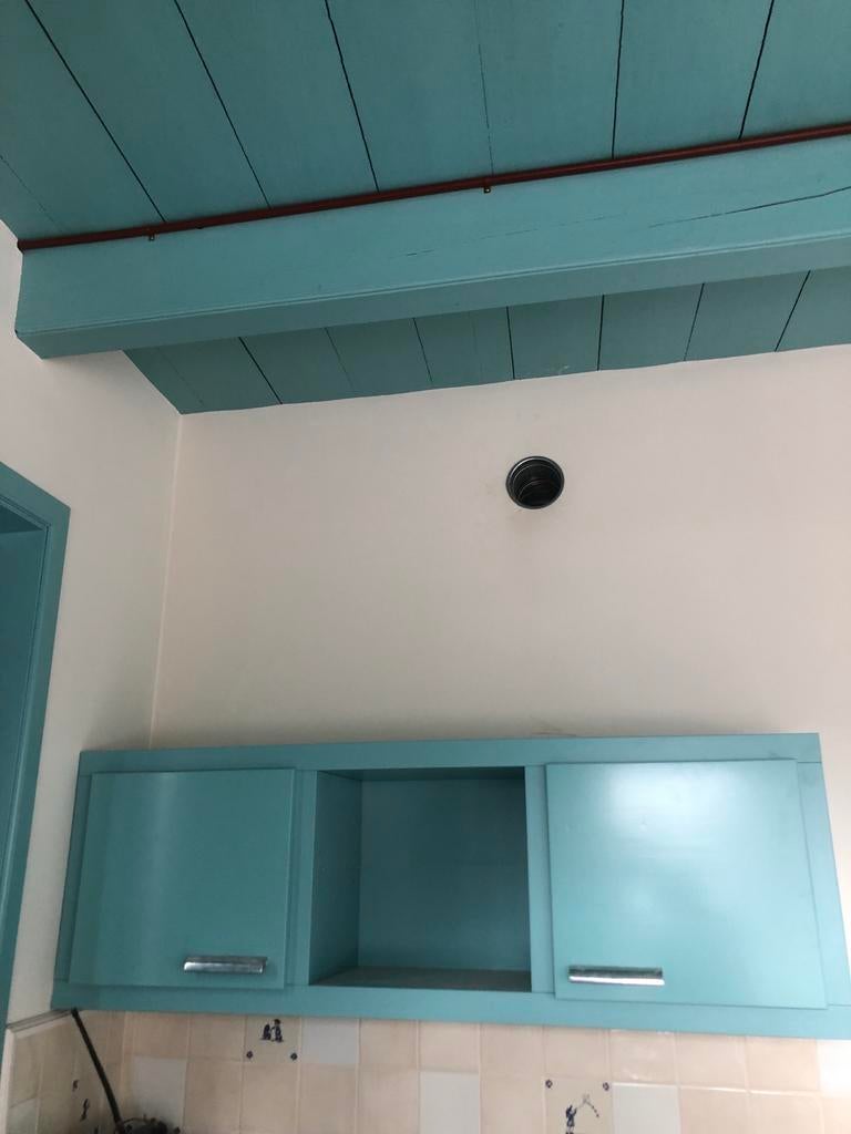 Bovenkastje keuken turquoise, Ophalen, Gebruikt, Minder dan 100 cm, 25 tot 50 cm