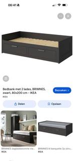 Bed bank ikea uitklapbaar naar 2 persoons, Huis en Inrichting, Slaapkamer | Bedden, Eenpersoons, Wit, Ophalen of Verzenden, Zo goed als nieuw