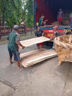 Suar Houten Wandplanken 200 cm - Diverse Breedtes, Ophalen, Nieuw