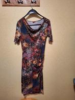 LIV Collection jurk bloemenprint watervalhals maat M, Maat 38/40 (M), Overige kleuren, Ophalen of Verzenden, Zo goed als nieuw