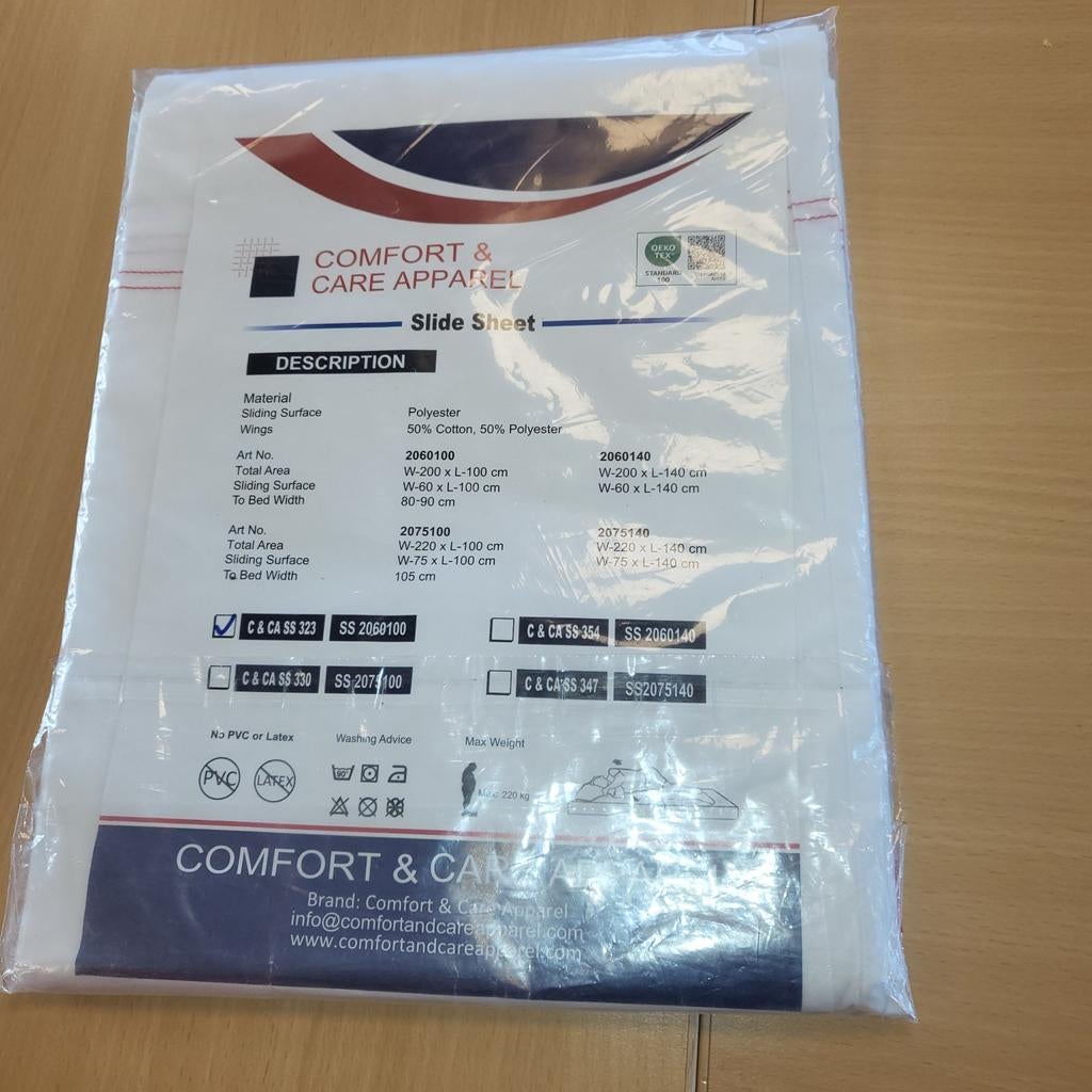 2 nieuwe transfer, glijlaken, slide sheet, Diversen, Verpleegmiddelen, Ophalen of Verzenden