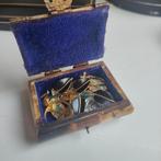 Nr 21 mooi oud doosje met sieraden, Ophalen of Verzenden, Overige materialen