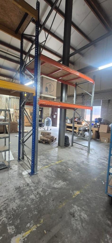 Palletstelling stelling 1 sectie vak 2,88 mtr. koopje, Zakelijke goederen, Kantoor en Winkelinrichting | Magazijn, Stelling en Opslag