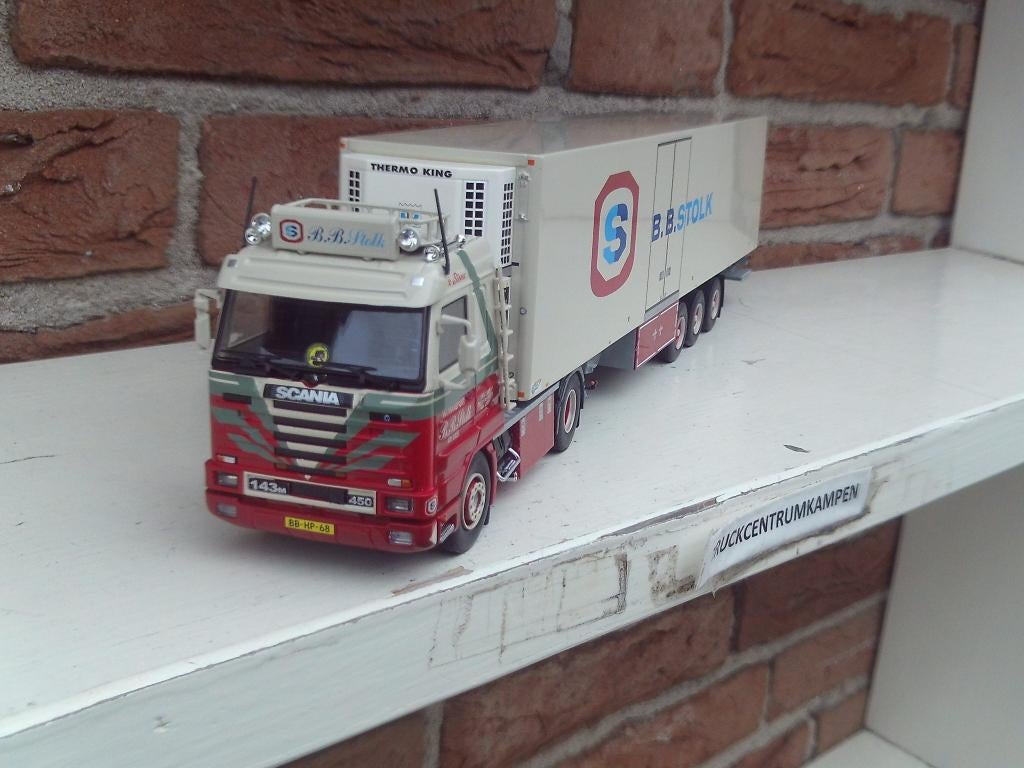 Tekno  Scania  van  BB  Stolk., Hobby en Vrije tijd, Modelauto's | 1:50, Ophalen of Verzenden, Nieuw, Bus of Vrachtwagen, Tekno