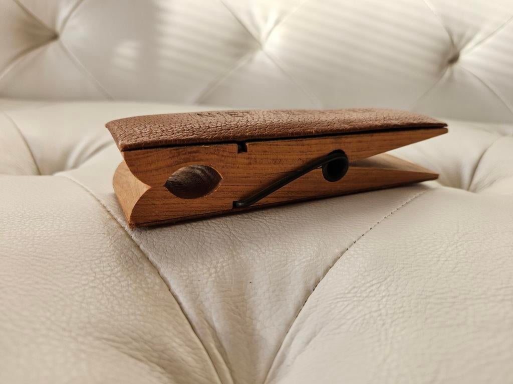 Grote knijper papierhouder presse-papier, Ophalen of Verzenden, Gebruikt