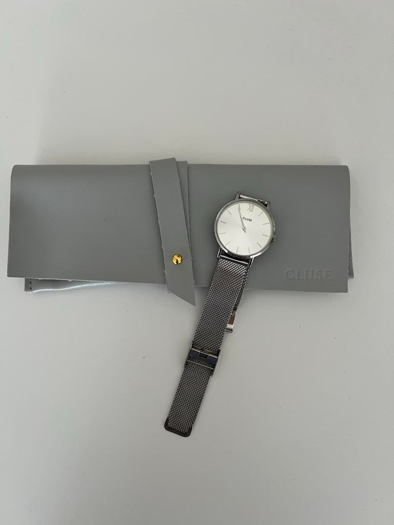 Cluse Horloge - Zo goed als nieuw, Sieraden, Tassen en Uiterlijk, Horloges | Dames, Overige merken, Staal, Polshorloge, Ophalen of Verzenden