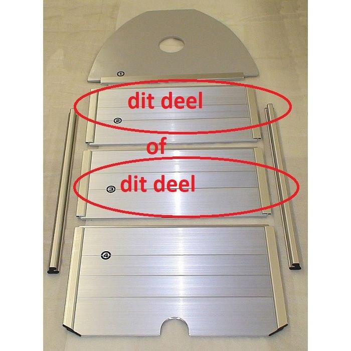 021063AL 1x Alu vloerdeel (nr.2 of nr.3) voor MX390 € 146,95, Ophalen of Verzenden, Nieuw, Overige typen