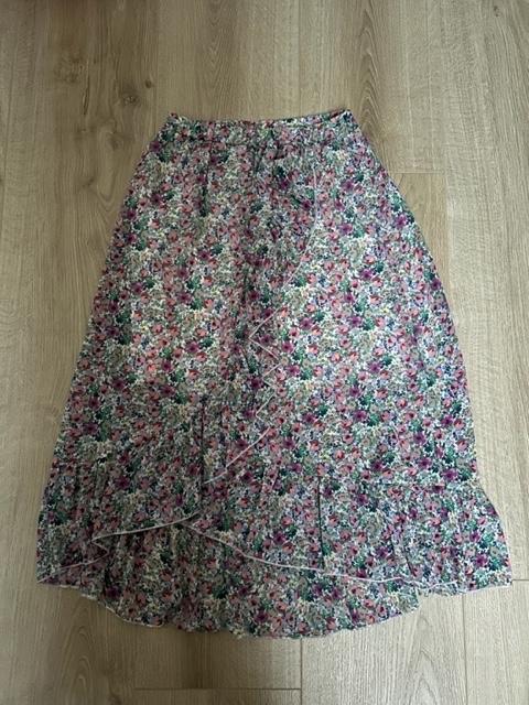 Maxi rok bloemetjes print (maat M), Kleding | Dames, Rokken, Maat 38/40 (M), Overige kleuren, Nieuw, Ophalen of Verzenden