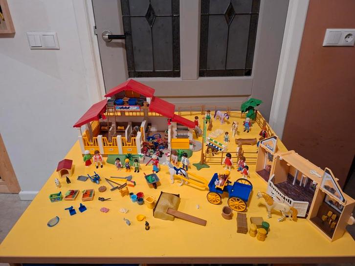 Playmobil Paardenmanege 4190 met veel extra's, Kinderen en Baby's, Speelgoed | Overig, Gebruikt, Jongen of Meisje, Ophalen of Verzenden