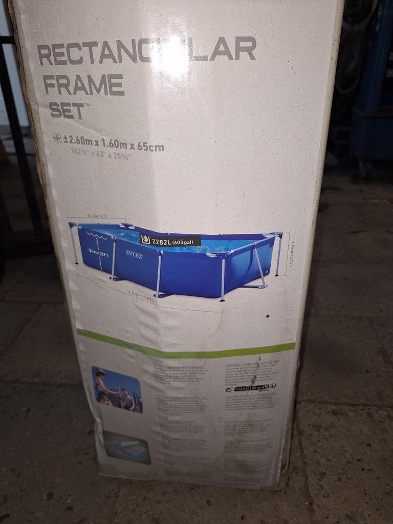 Intex buitenzwembad, Tuin en Terras, Zwembaden, Ophalen, Minder dan 80 cm, Minder dan 200 cm, Opzetzwembad