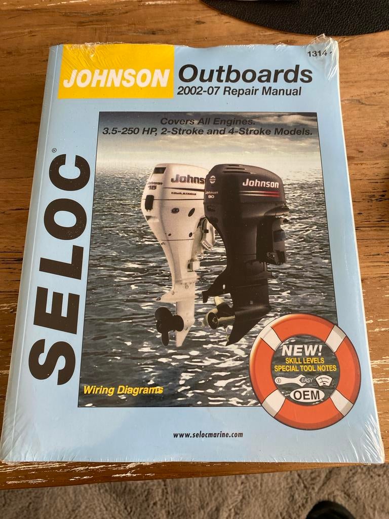 Johnson Outboards 2002-07 Reparatiehandleiding (Nieuw), Watersport en Boten, Ophalen of Verzenden, Nieuw, Boek of Waterkaart
