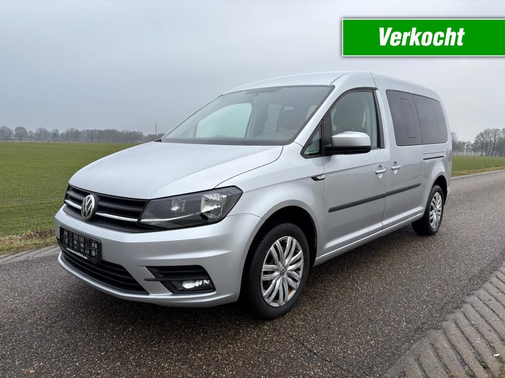 Volkswagen CADDY MAXI 2.0 TDI BLEUMOTION / ROLSTOEL / AIRCO, Parkeersensor, Gebruikt, Bedrijf, Zilver of Grijs