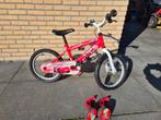 Cars kinderfiets 16 inch met standaard en zijwieltjes, Fietsen en Brommers, Fietsen | Kinderfietsjes, Ophalen, Zijwieltjes, Cars