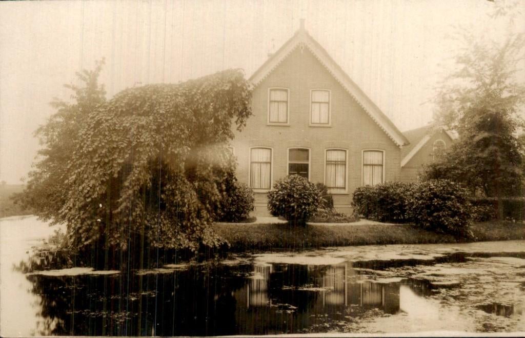 Berkenwoude - Fotokaart - Huis - Sloot, Ophalen of Verzenden, Voor 1920, Ongelopen, Zuid-Holland