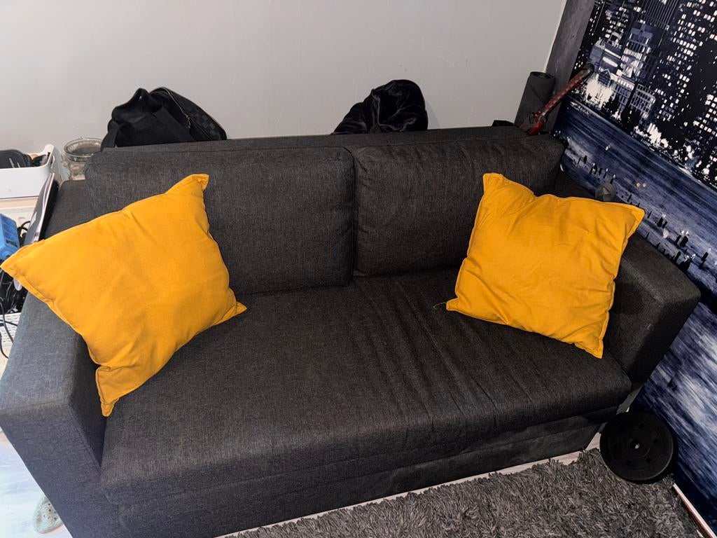 Slaapbank, Gebruikt, 150 tot 200 cm, Tweepersoons, 75 tot 100 cm