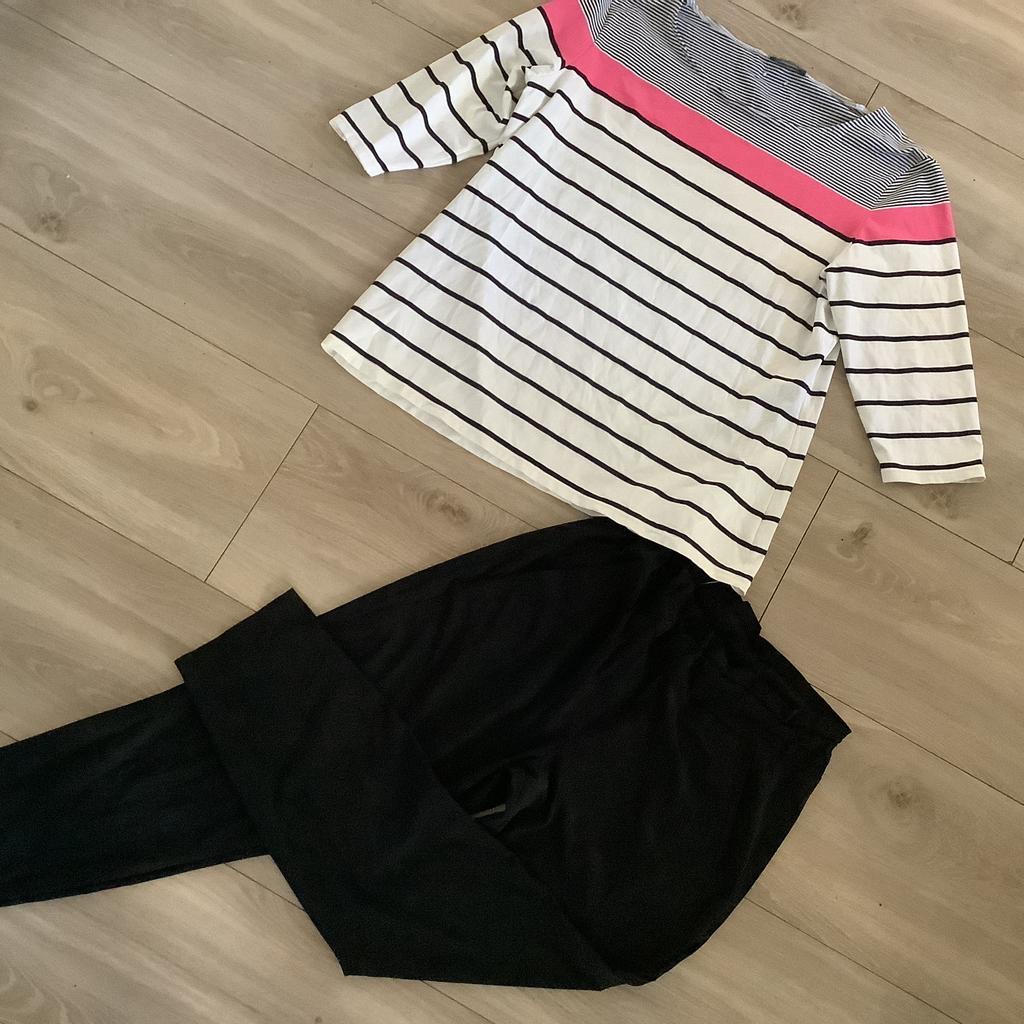 Travelstf set studio Anneloes broek l en saint james top, Kleding | Dames, Zwart, Maat 42/44 (L), Ophalen of Verzenden, Zo goed als nieuw