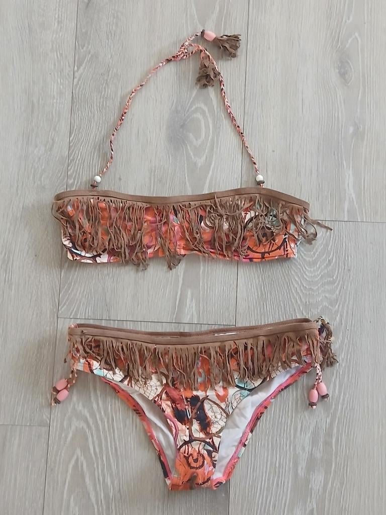Chicamala bikini maat 176 oranje bruin droomvangers patroon, Kinderen en Baby's, Kinderkleding | Kinder-zwemkleding, Ophalen of Verzenden
