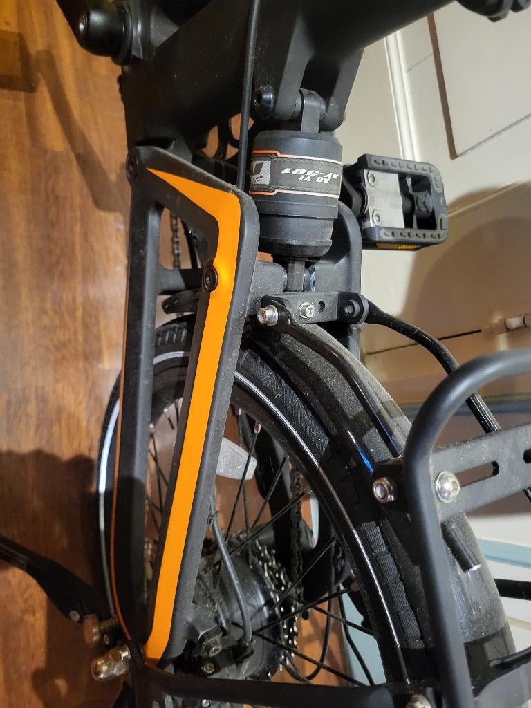 Elec vouwfiets ebike20 .Carbon  187km, Fietsen en Brommers, Ophalen, Zo goed als nieuw, 30 tot 50 km per accu, Overige merken