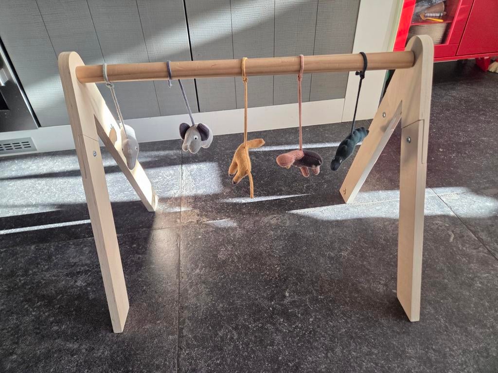 Jollein babygym with animals, Ophalen, Zo goed als nieuw, Babygym