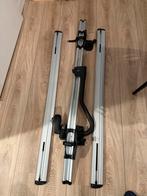 Thule Evo Bars 127 met Thule ProRide 598 Fietsendrager, Gebruikt, Brede banden, Ophalen of Verzenden, Dakdrager