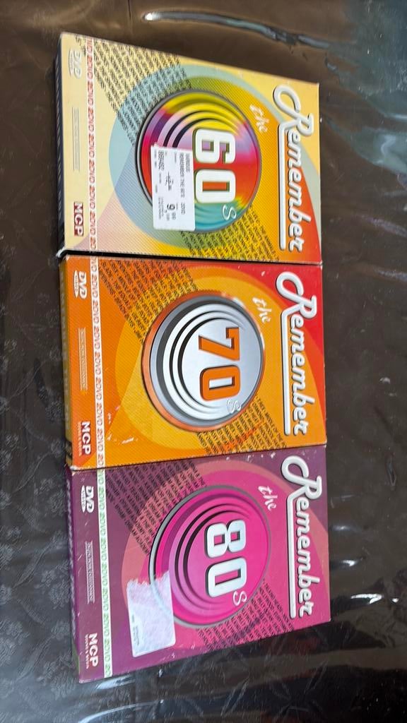 3 dvdboxen Remember the 60, 70 en 80’s, Cd's en Dvd's, Alle leeftijden, Ophalen of Verzenden, Gebruikt