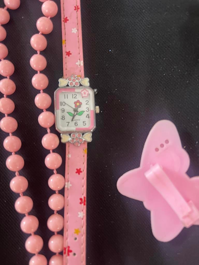 Bijouterie driedelige set voor ijdele meisjes, Ophalen of Verzenden, Zo goed als nieuw