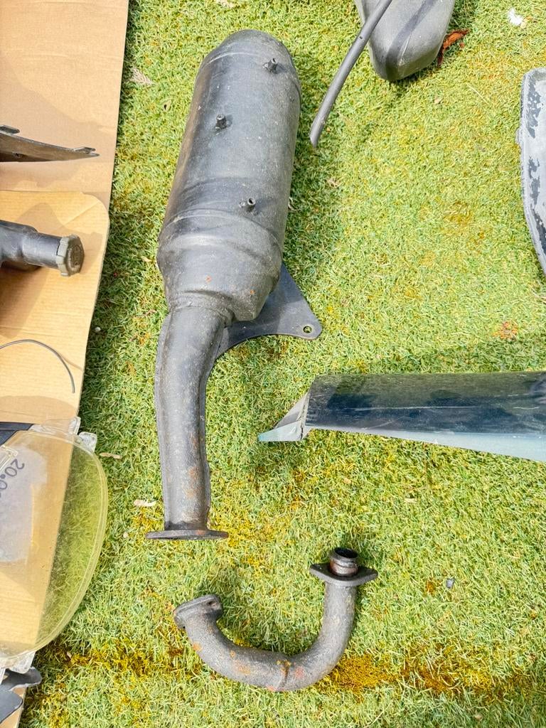 Piaggio 2 takt uitlaat origineel, Ophalen of Verzenden, Gebruikt, Uitlaat