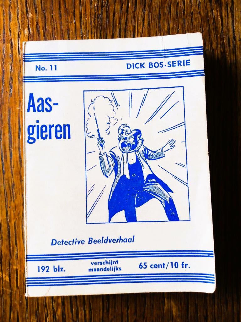 dick bos- aasgieren nr.11 uit 1962/nooit gedacht, Gelezen, Alfred Mazure, Eén stripboek, Ophalen of Verzenden