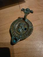 Brons olielamp  romeins, Ophalen of Verzenden, Brons