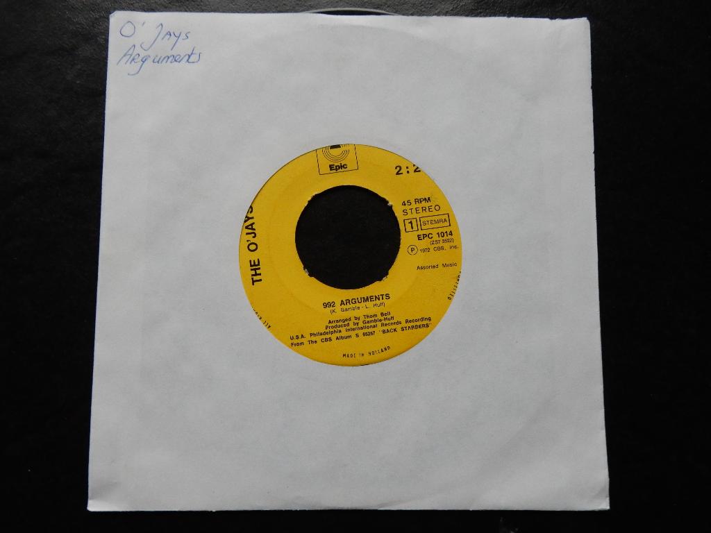 The O'Jays - 992 Arguments, Cd's en Dvd's, Vinyl Singles, Ophalen of Verzenden, Zo goed als nieuw, Pop