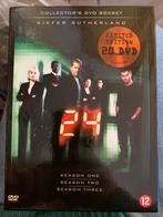 20-DVD 24; season one, two three; 1, 2, 3; Kiefer Sutherland, Boxset, Ophalen of Verzenden, Zo goed als nieuw, Actie en Avontuur