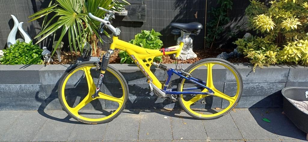 Kyoso Fiets - Gele Mountainbike met Vering, Fully, Ophalen, Overige merken