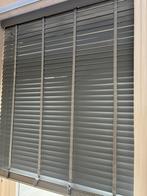 Houten Jaloezieën grijs/antraciet 180 x 240 cm, Gebruikt, 200 cm of meer, 150 tot 200 cm, Ophalen of Verzenden