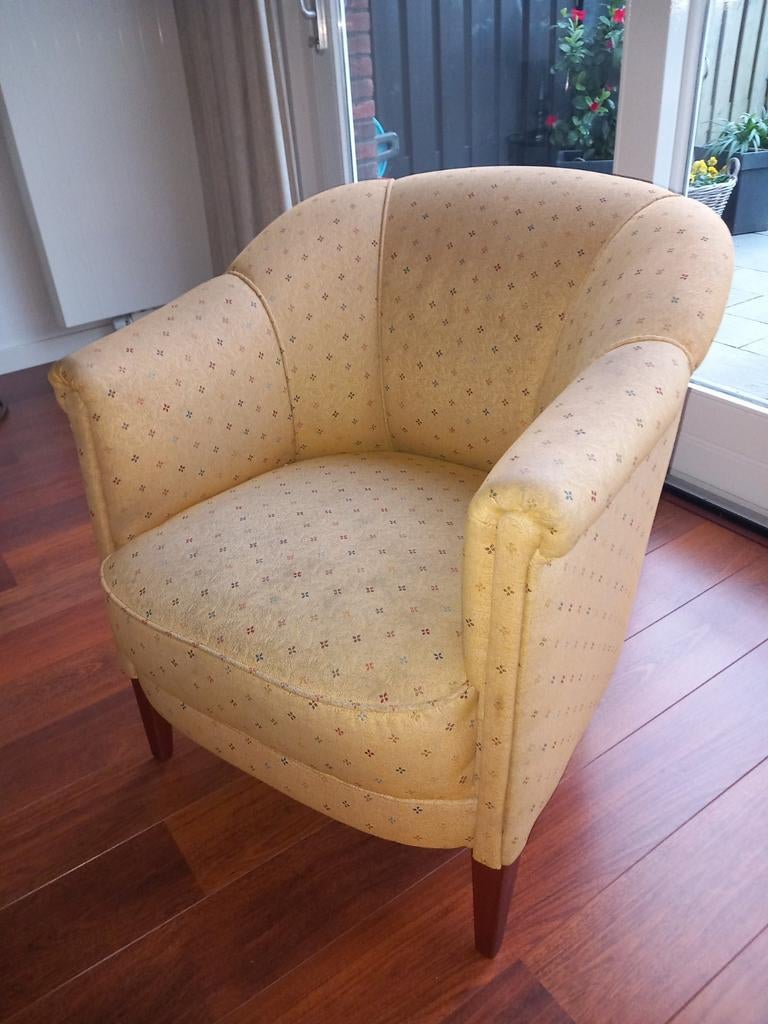Klassieke fauteuils (2 stuks) In prima staat met interieur, Huis en Inrichting, Fauteuils, Ophalen, Klassiek, 75 tot 100 cm, Zo goed als nieuw