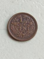 Nederland 1/2 cent 1915., Ophalen of Verzenden, Koningin Wilhelmina, Overige waardes, Losse munt