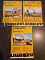 Liebherr Hydraulikbagger R 900, R 902, R 922 folders, Boeken, Ophalen of Verzenden, Gelezen, Liebherr, Folder