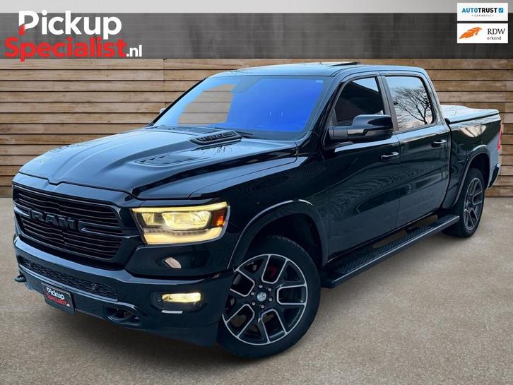 Dodge RAM 1500 5.7 v8 4x4 Crew cab Laramie Night , LUCHTVERI, Auto's, Dodge, Bedrijf, Te koop, RAM 1500, 4x4, ABS, Airconditioning