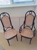 Set van 2 Thonet-stijl stoelen met webbing, Ophalen of Verzenden