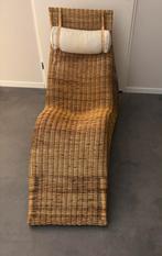 Rieten loungestoel Ikea Karlskrona, Ophalen, Zo goed als nieuw, Bruin, Eén