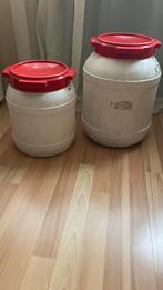 Curtec vaten met deksel, Ophalen