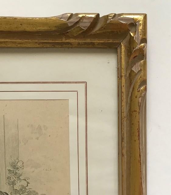 Ingelijste gravure van La Mode Illustrée, Ophalen of Verzenden, Zo goed als nieuw, Voor 1940, Prent