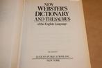 New Webster's Dictionary & Thesaurus — Engels Woordenboek, Boeken, Woordenboeken, Ophalen of Verzenden, Gelezen, Van Dale, Engels