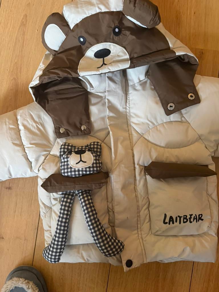 Jongens jas 3/4 jaar 110, Dieren en Toebehoren, Hondenkleding, Ophalen of Verzenden, Zo goed als nieuw, Hondenjas