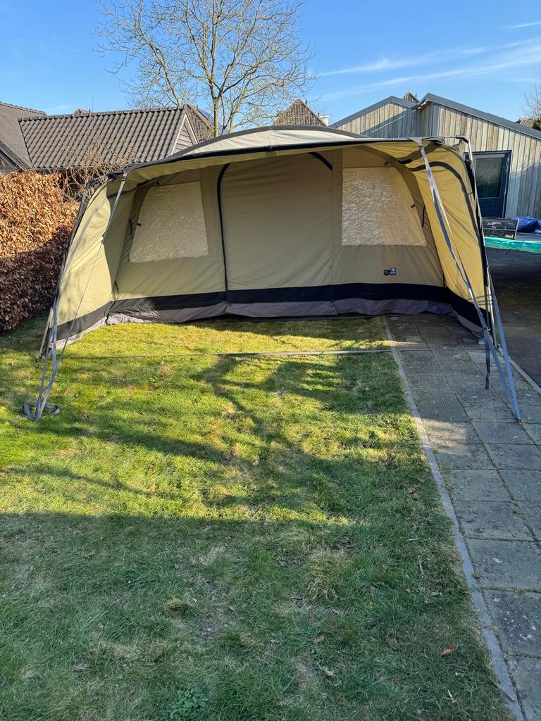 Santa Fe 420 6 persoons tent, Caravans en Kamperen, Tenten, Ophalen, Gebruikt, Tot en met 6
