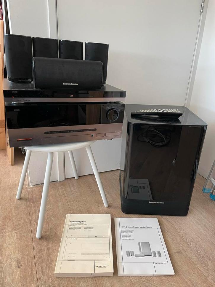 Harman Kardon HKTS 7 Home Theater Speaker System, Audio, Tv en Foto, Home Cinema-sets, Gebruikt, Dvd-speler, 5.1-systeem, 70 watt of meer