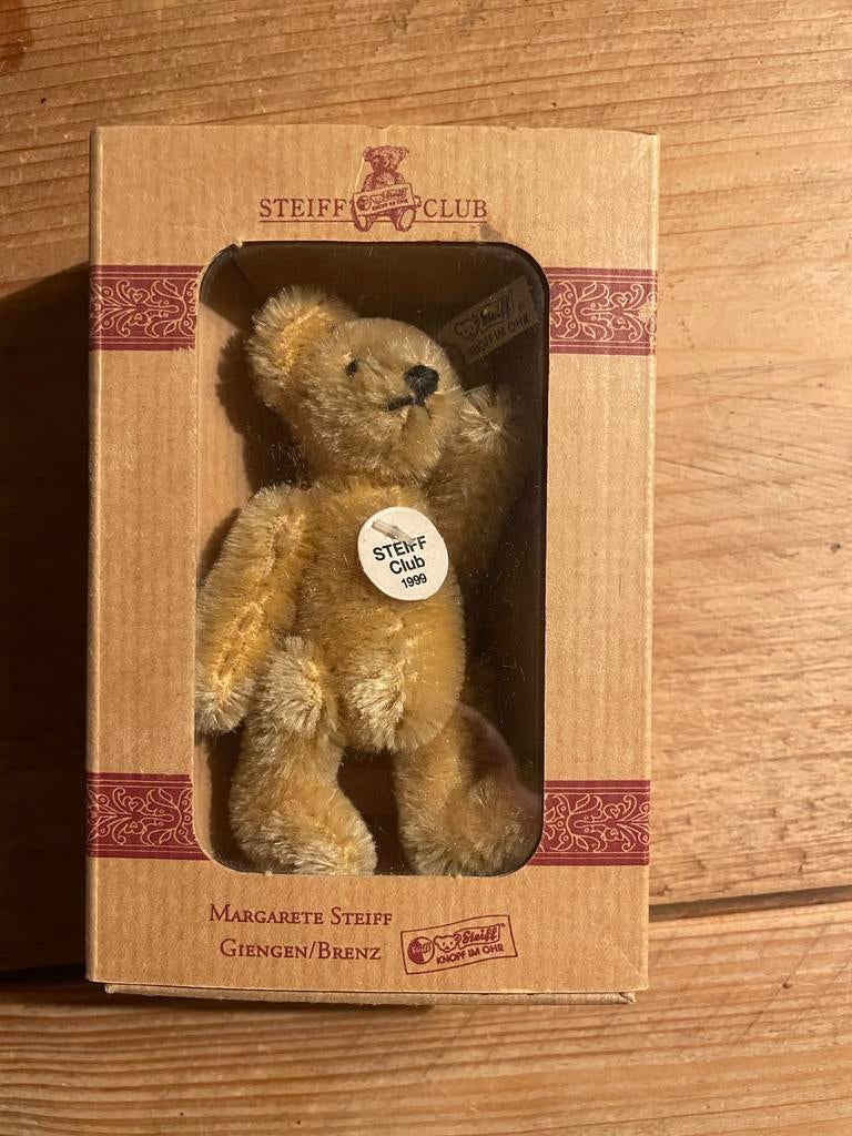 Steiff Club Teddybeer 1999 - Nieuw in Originele Verpakking, Ophalen of Verzenden, Nieuw