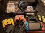 Nintendo Switch met games, extra controllers en Ring Fit, Ophalen of Verzenden, Switch Original, Met 3 controllers of meer, Gebruikt