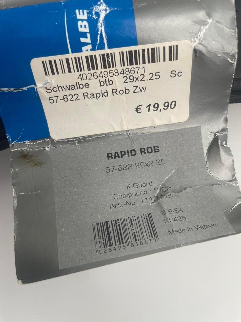 Fietsband 29x2.25, Ophalen of Verzenden, Nieuw, Feestartikel, Overige