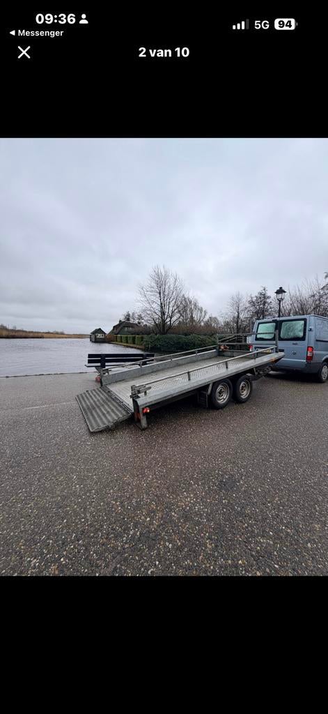 Hapert kantelbare machinetransporter marge, Ophalen of Verzenden, Zo goed als nieuw