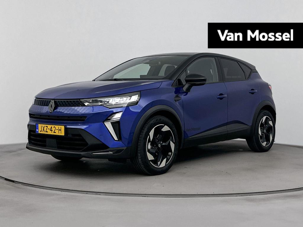 Renault Captur 1.2 TCe 115 techno | Airco | Apple Carplay/An, Auto's, Renault, Voorwielaandrijving, 1199 cc, Blauw, Leder en Stof